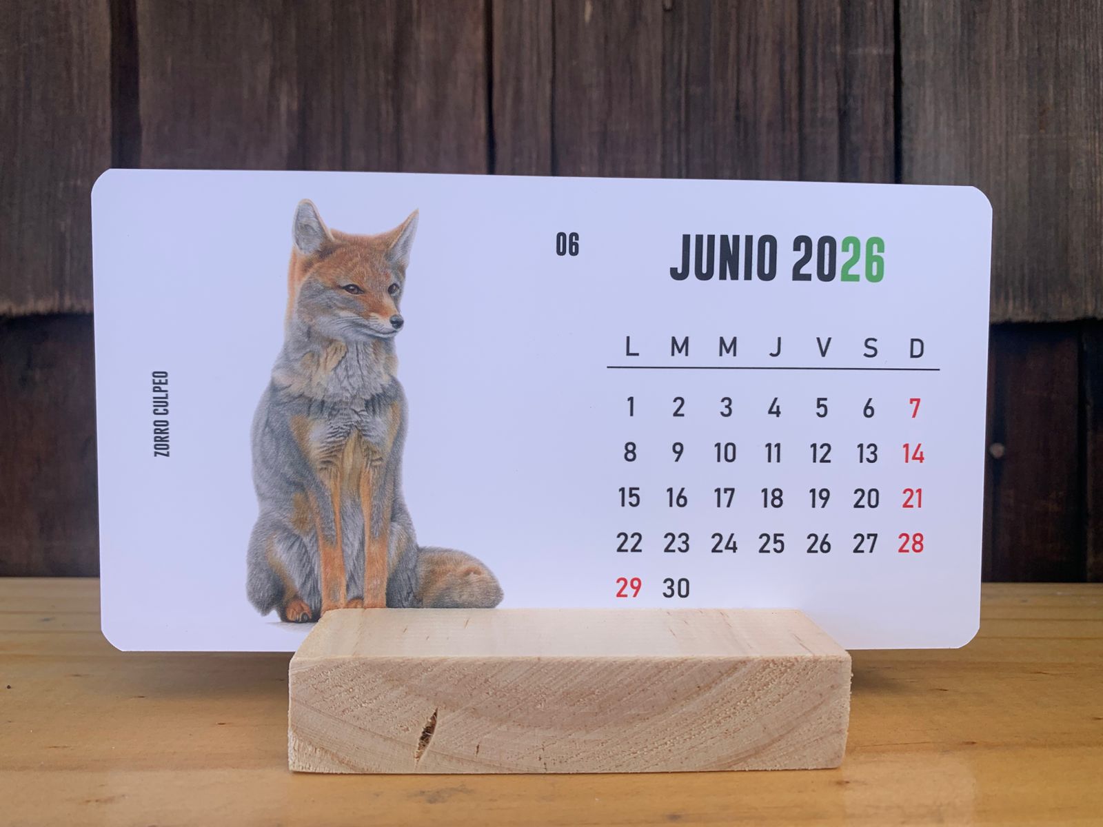 Calendario 2026 Fauna Nativa - Imagen 6