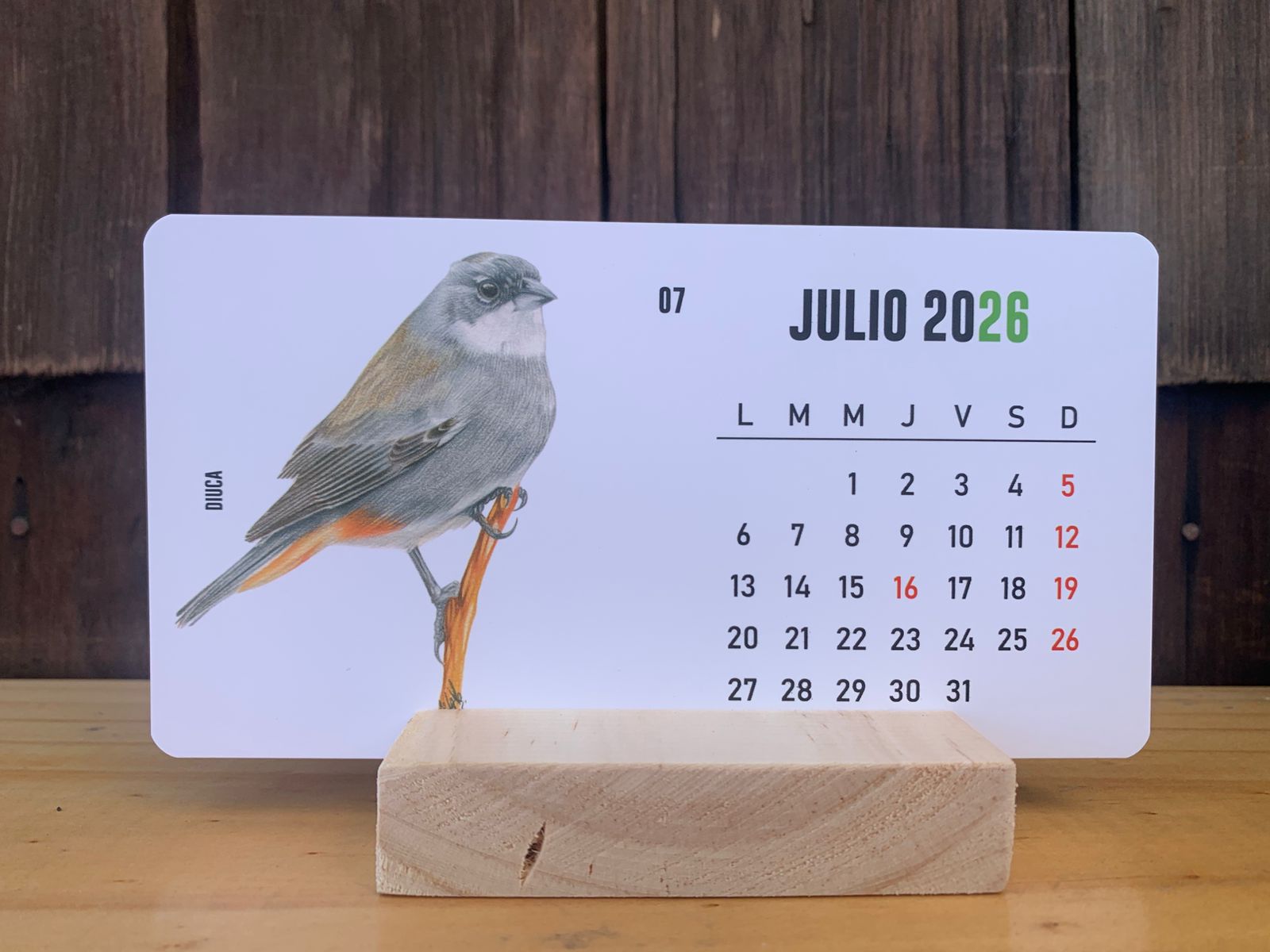 Calendario 2026 Fauna Nativa - Imagen 7