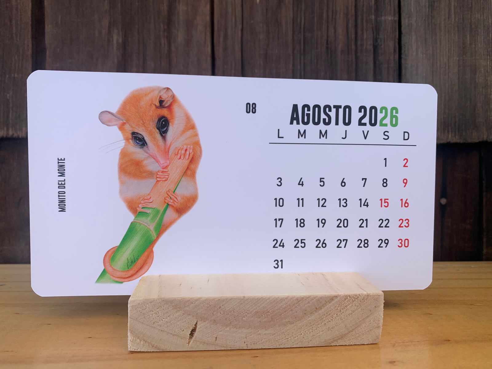 Calendario 2026 Fauna Nativa - Imagen 8