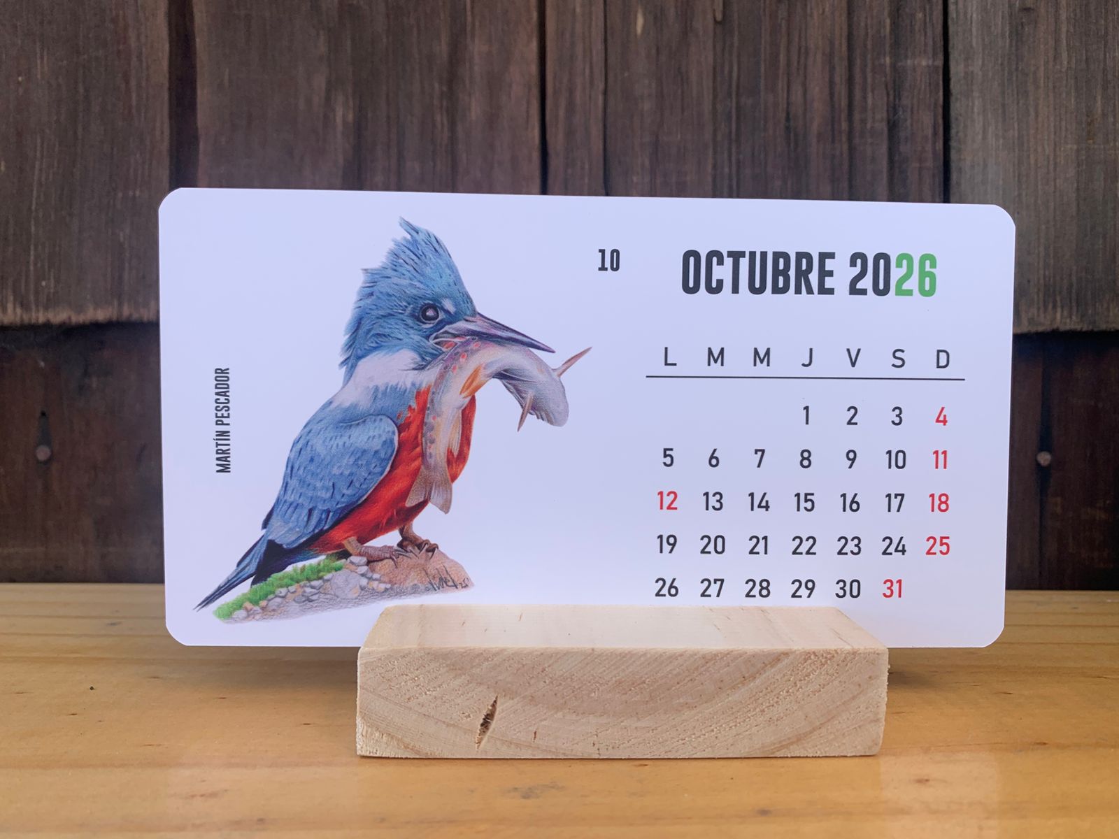 Calendario 2026 Fauna Nativa - Imagen 10