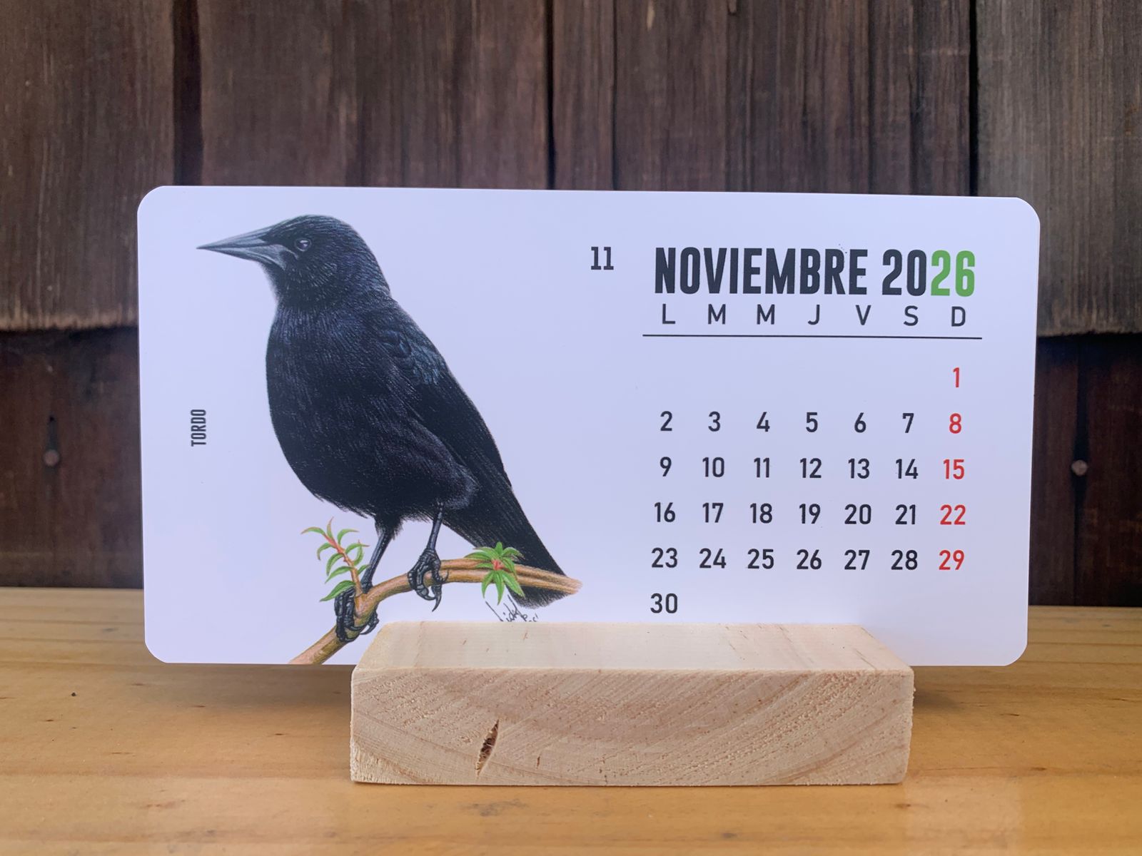 Calendario 2026 Fauna Nativa - Imagen 11
