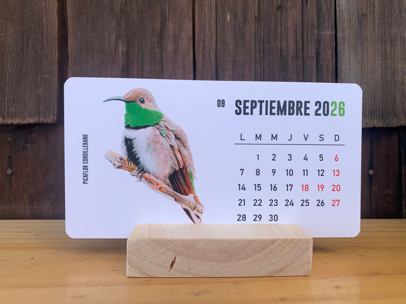 Calendario 2026 Fauna Nativa - Imagen 9